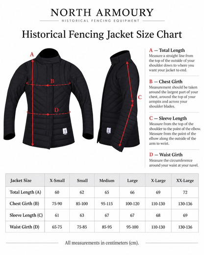 NA Historical Fencing Jacket